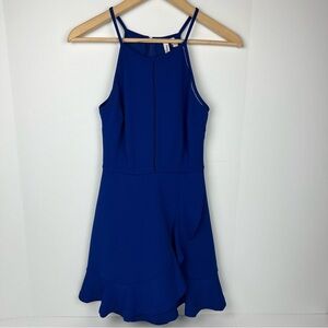 Speechless Blue Halter Dress Size XXS